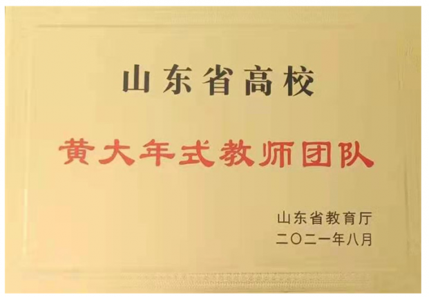 ‘3C’融合新一代信息技术教师团队”荣获山东省高校“黄大年式教师团队”称号